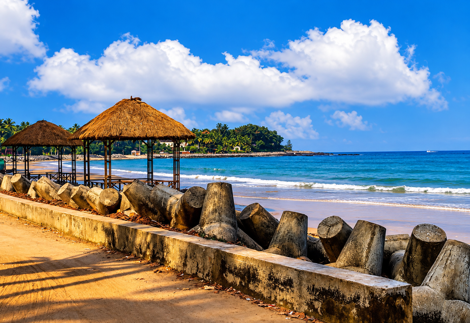 Chivla beach view